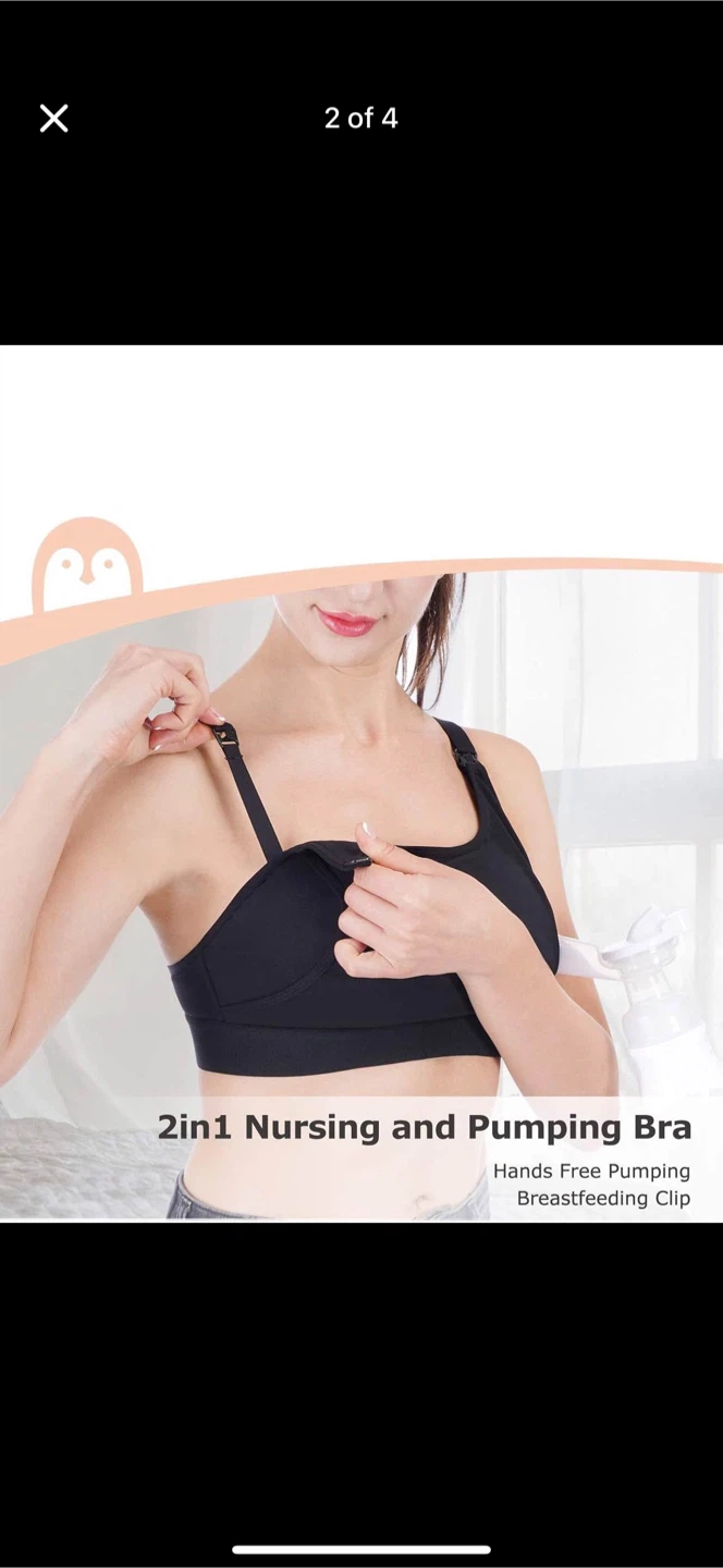 Momcozy 2in1 Nursing and Pumping Bra,  Size M, L & 2XL - photo 2