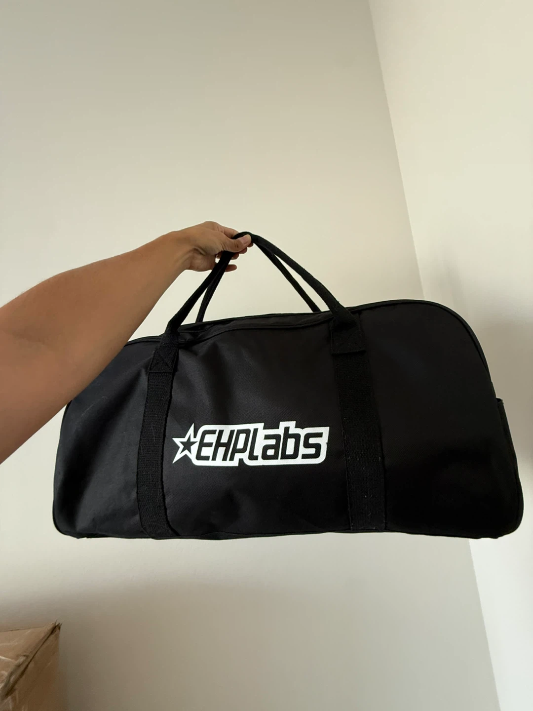 EHP Labs Black Gym Bag