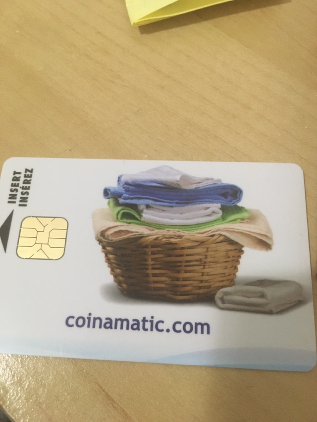Coinamatic Laundry Card
