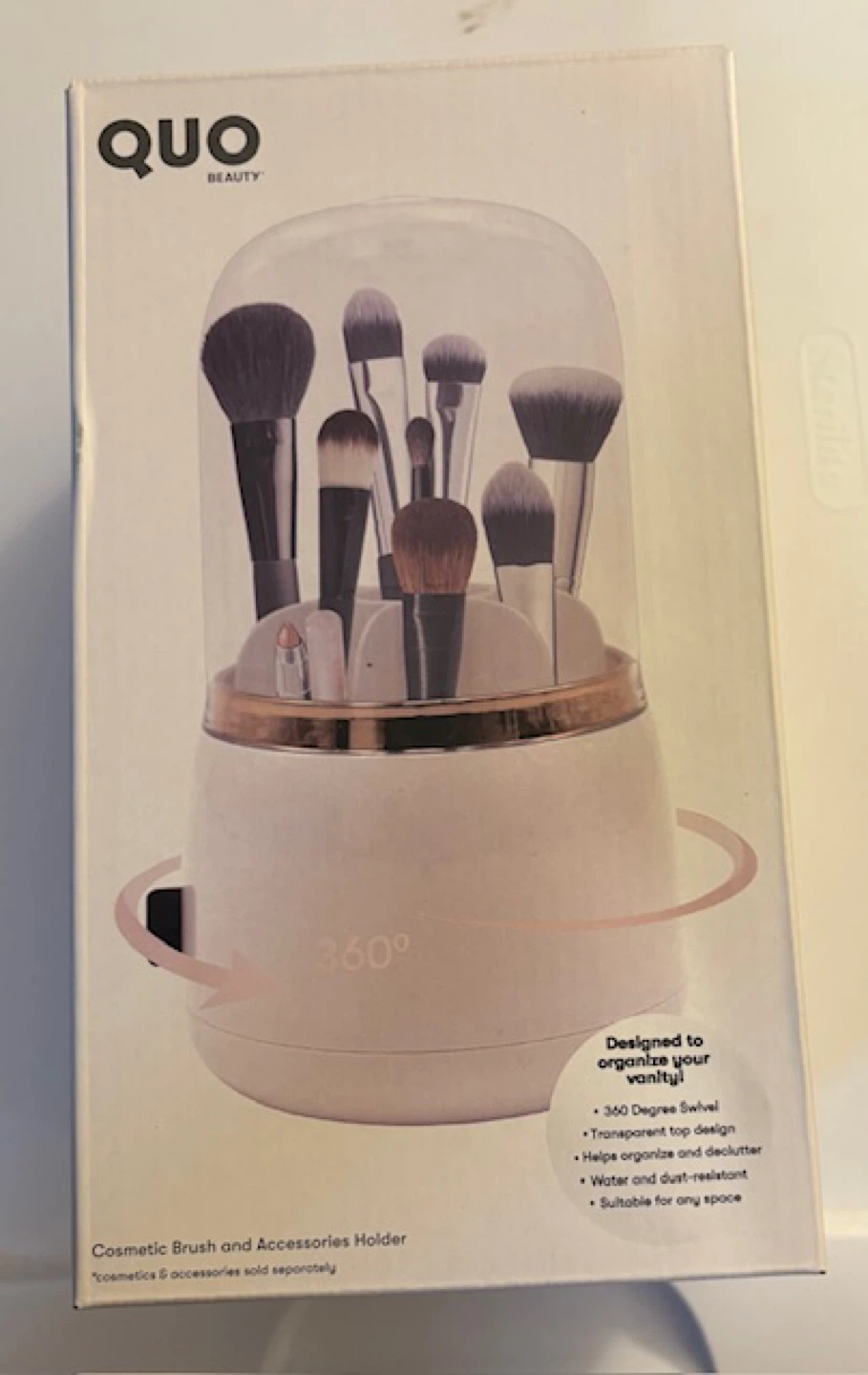 🤩 Quo Beauty Cosmetic Brush & Accessories Holder