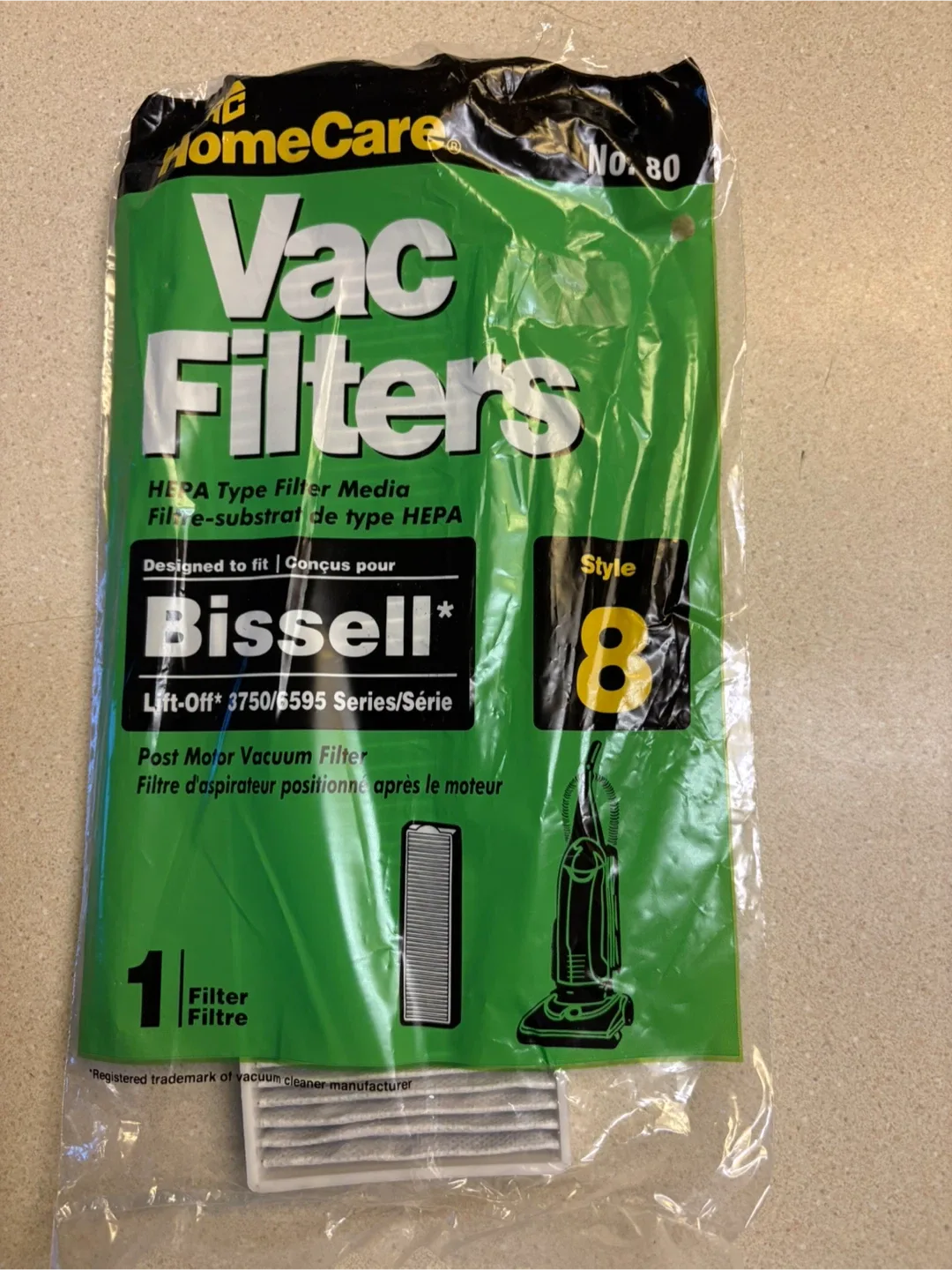 HomeCare Bissell Vacuum Filter