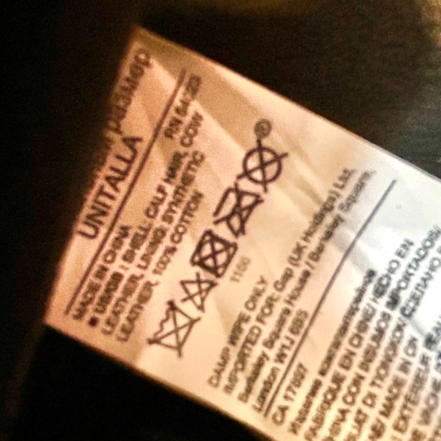 Genuine Mohair Banana Republic Crossbody Bag - Navy Blue & Gold image indicator(6)