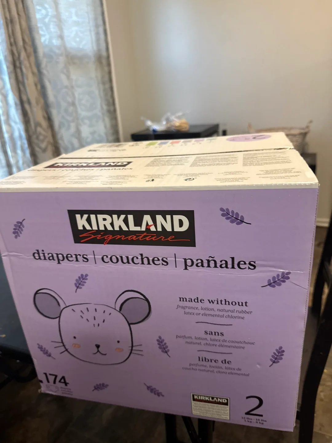 Kirkland Signature Diapers Size 2 (12-18 lbs)
