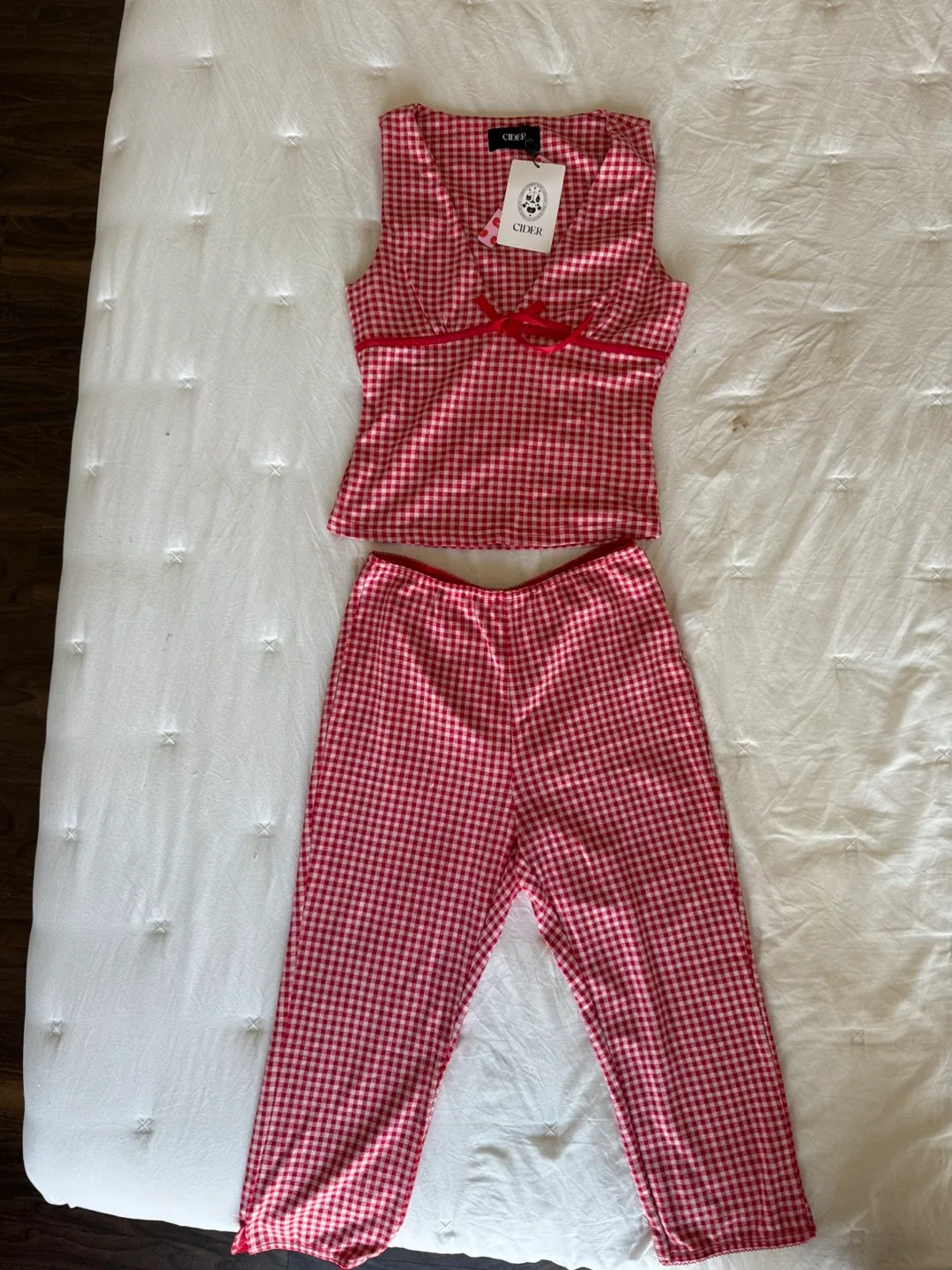 Cider Red Gingham Set thumbnail