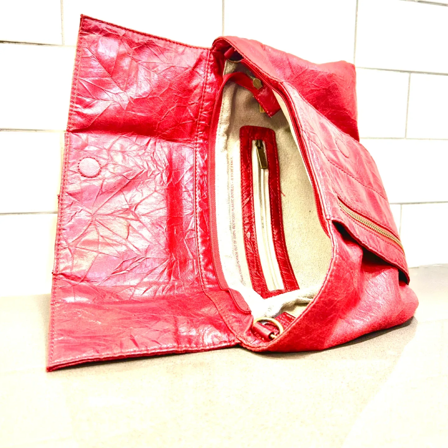 Matt & Nat Red Clutch Bag image indicator(2)