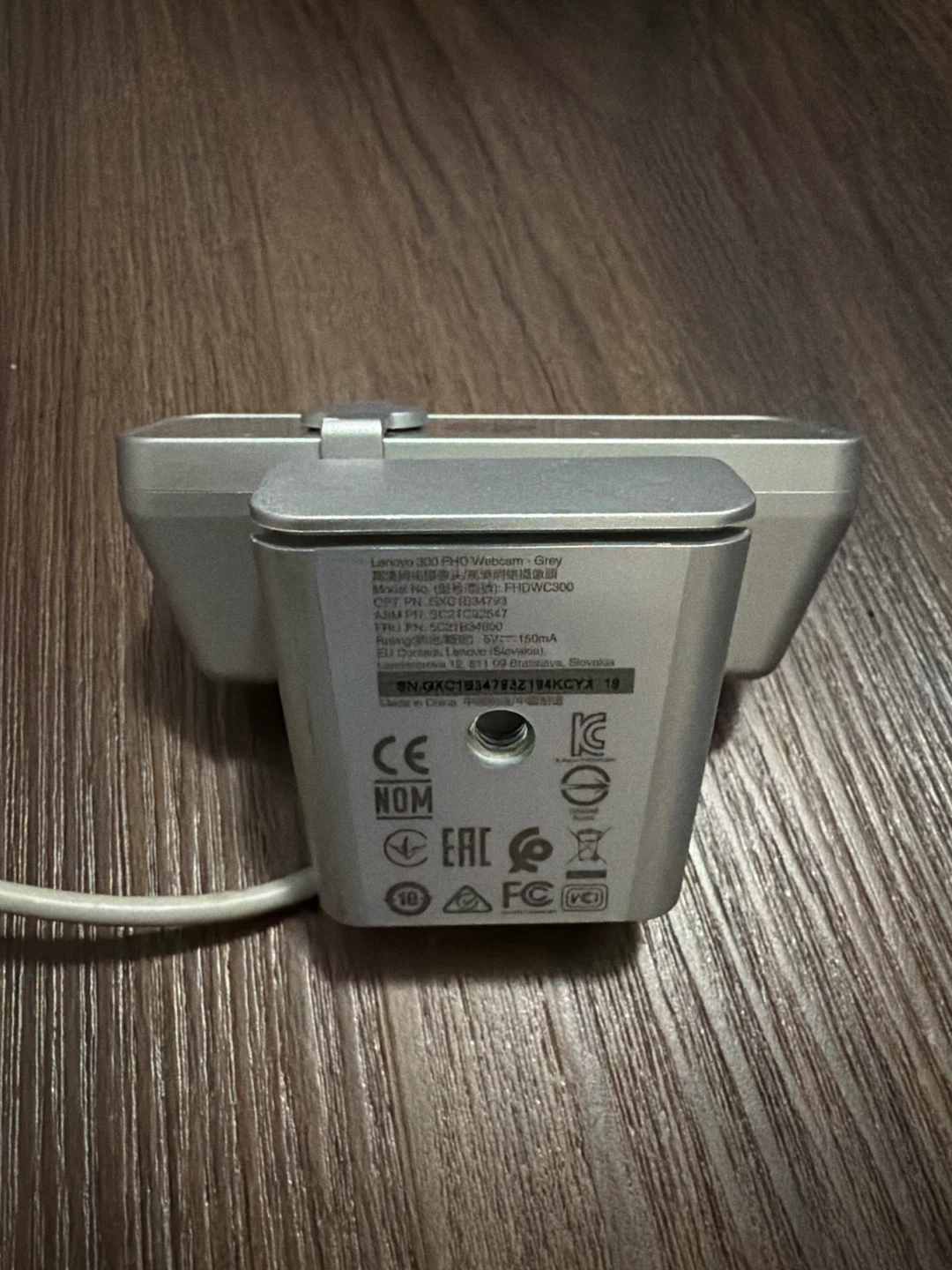 Lenovo 300 FHD Webcam - Grey - photo 3