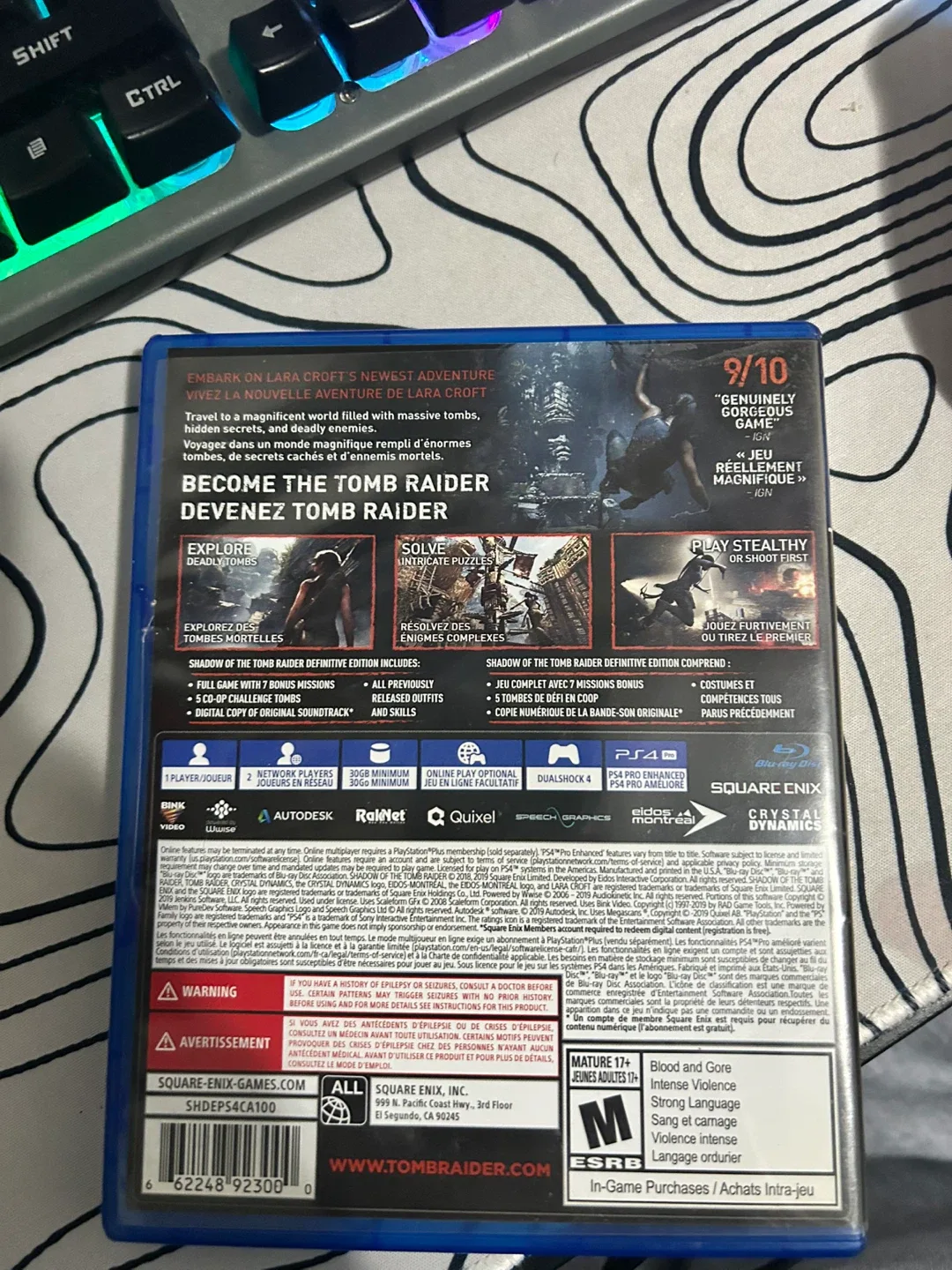 Shadow of the Tomb Raider Definitive Edition PS4 image indicator(2)