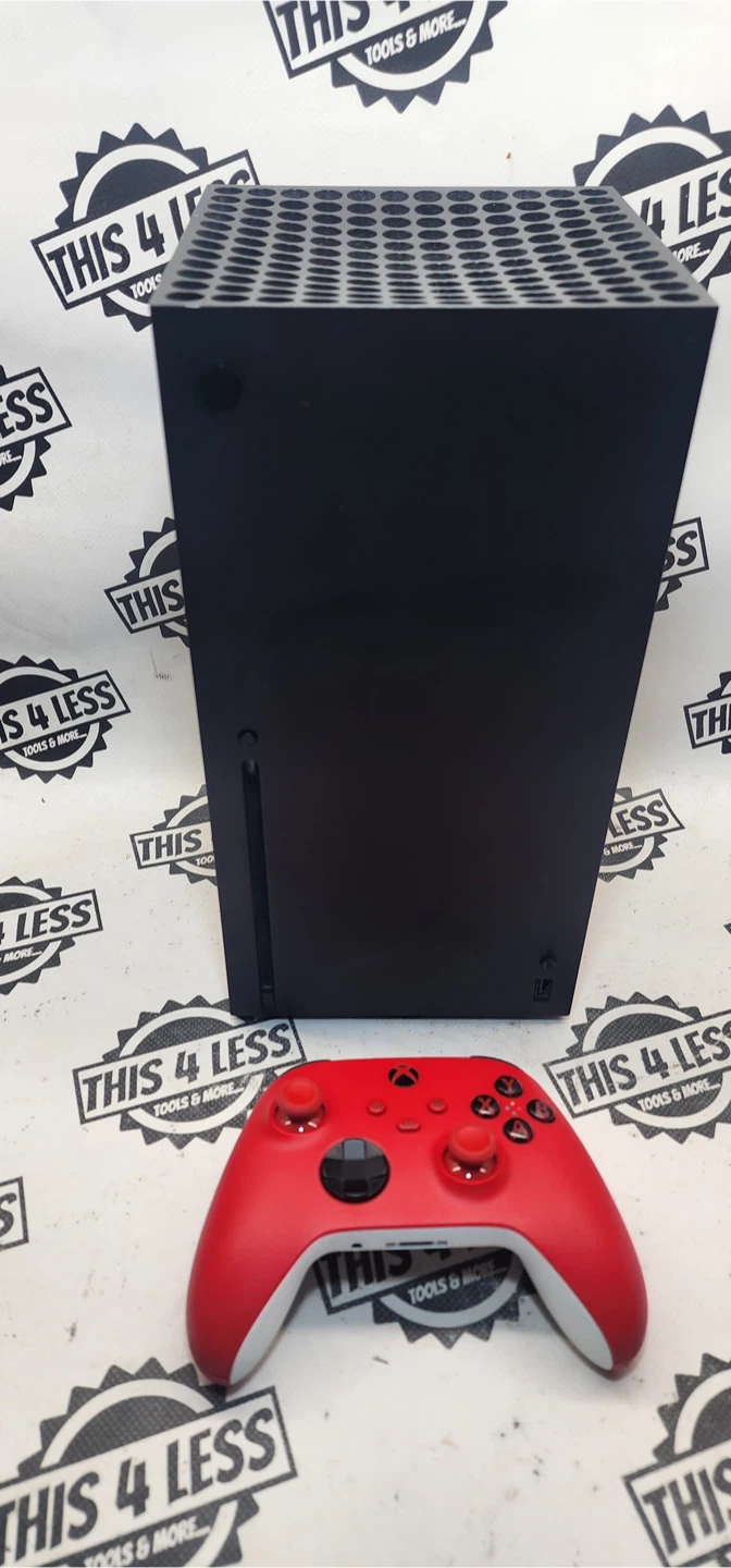 Xbox Series X Console with Red Controller