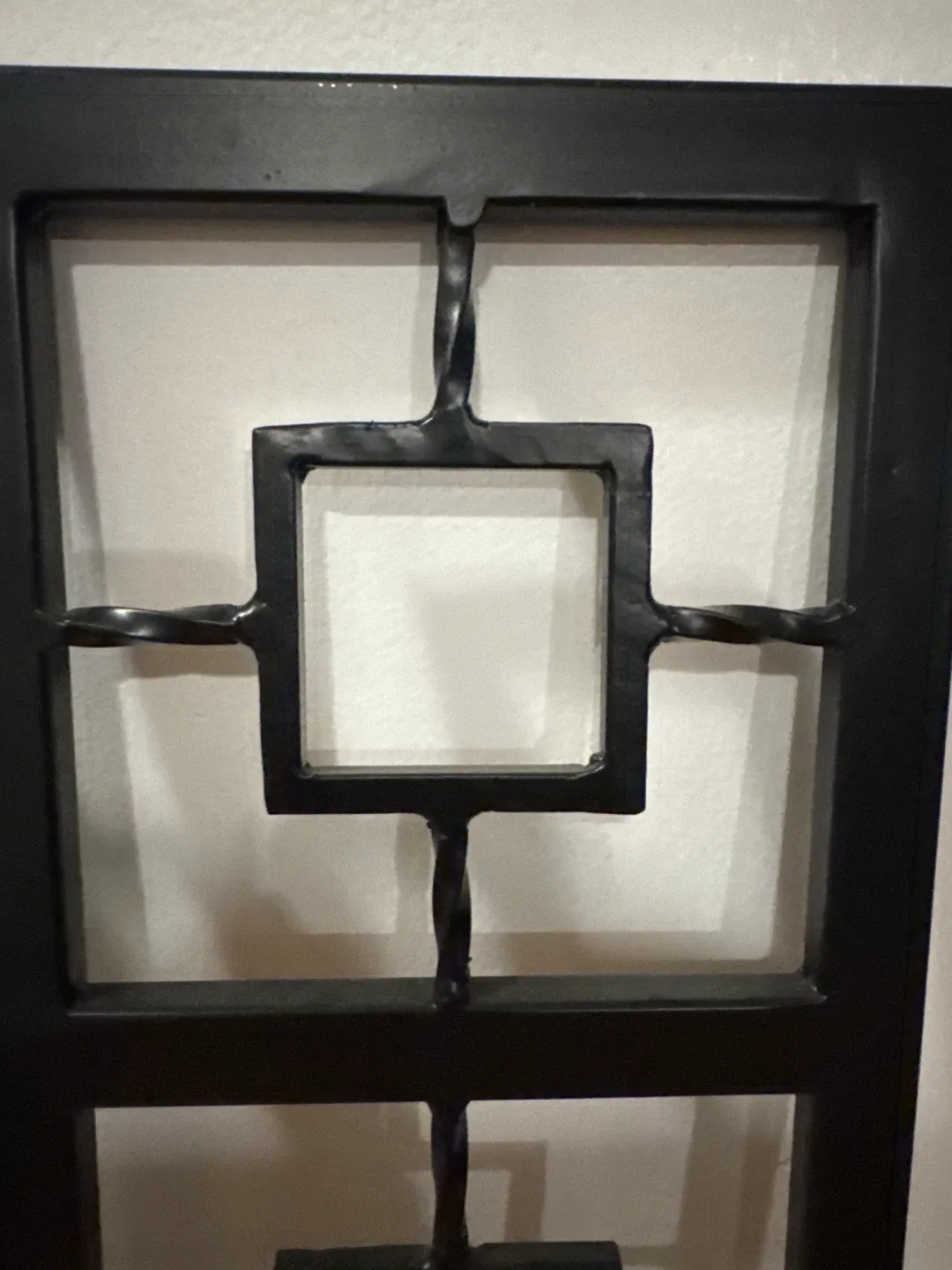 Black Decorative iron Wall Panel image indicator(2)