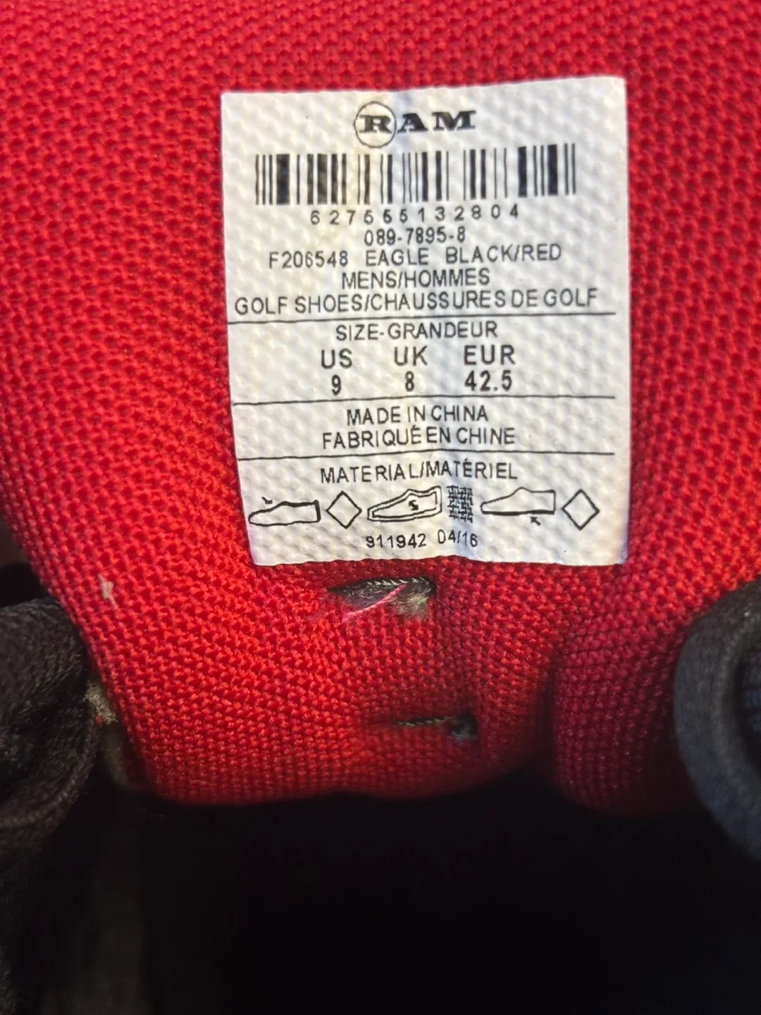 Golf Shoes: Footjoy Aqualites & Ram size 9 - 9.5 image indicator(6)