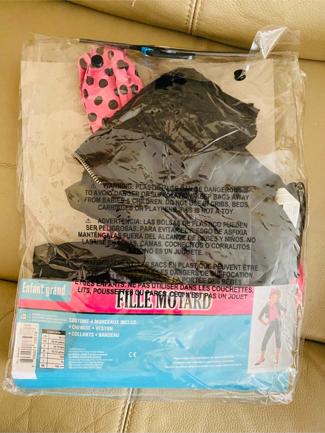 Greaser Girl Costume - Child Large - photo 2