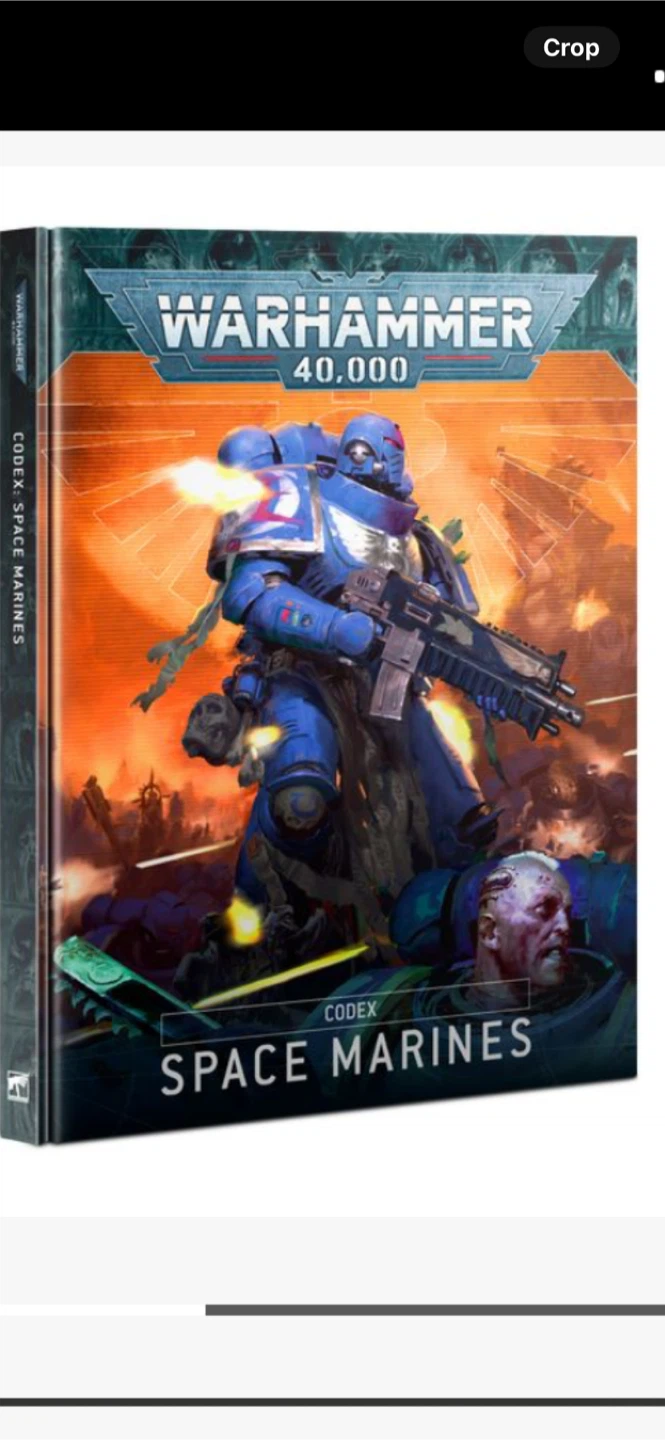 Warhammer 40,000 Codex Space Marines Book