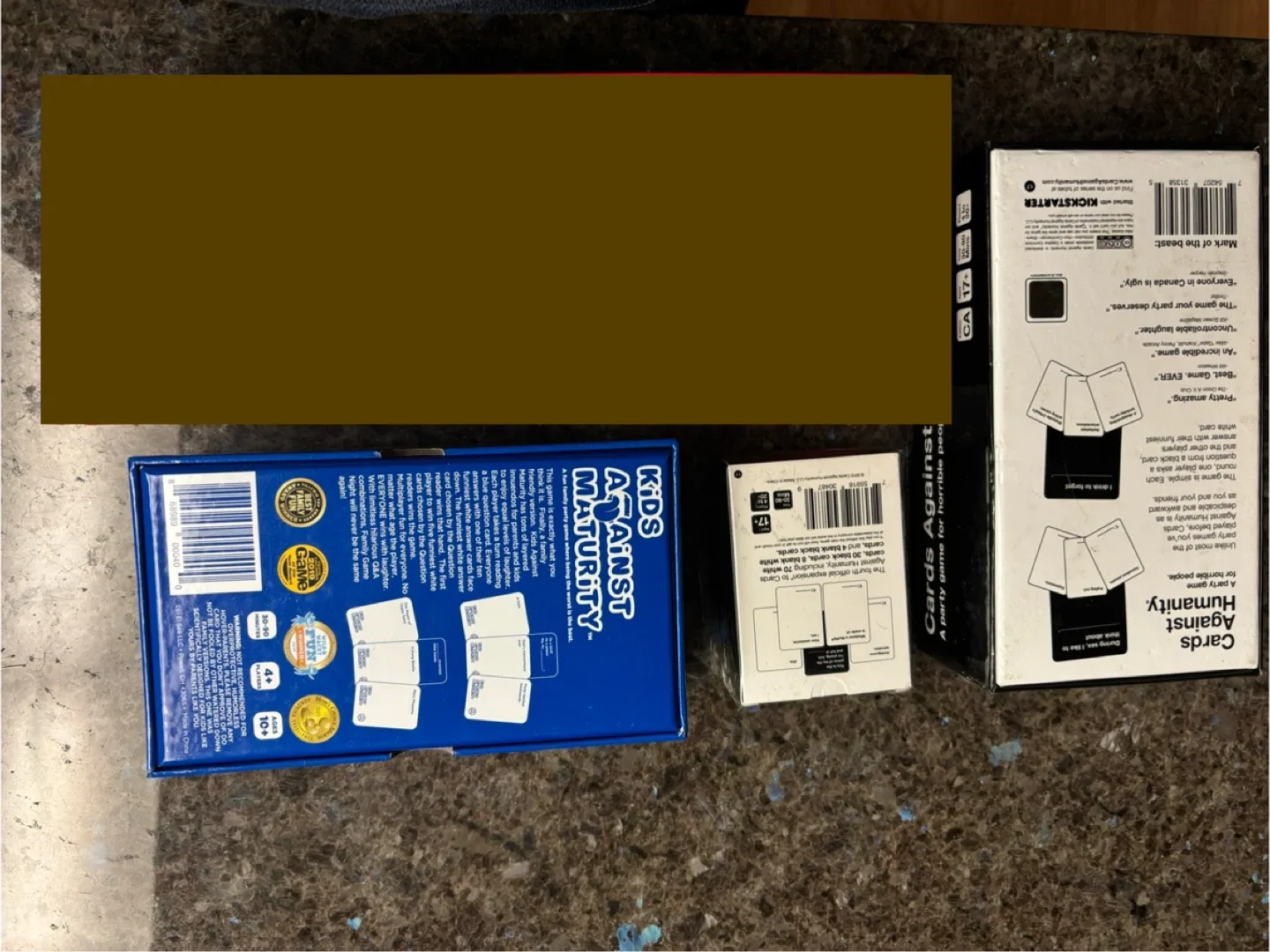 Cards Against Humanity + Expansions & Kids Against Maturity image indicator(4)