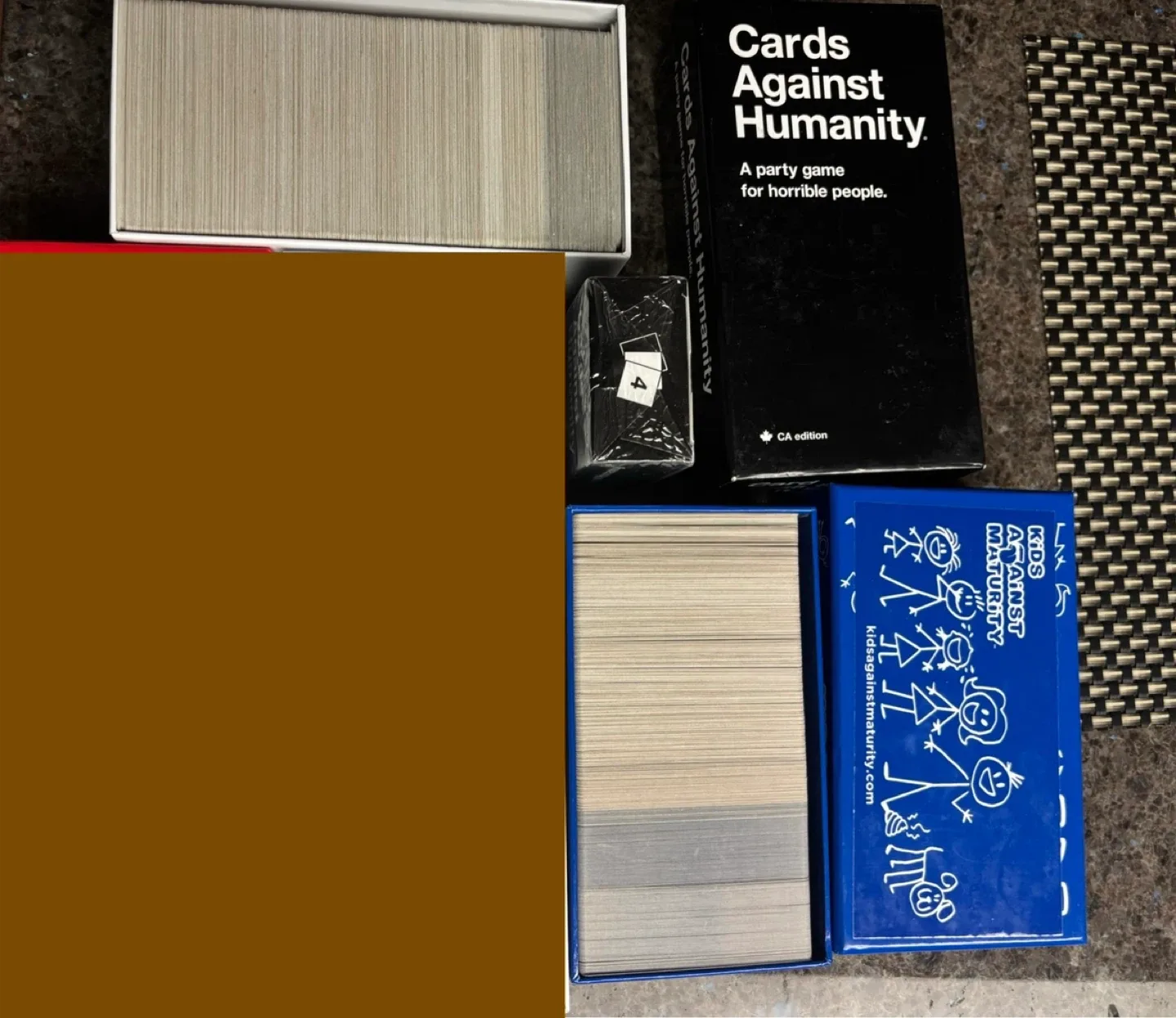 Cards Against Humanity + Expansions & Kids Against Maturity image indicator(5)