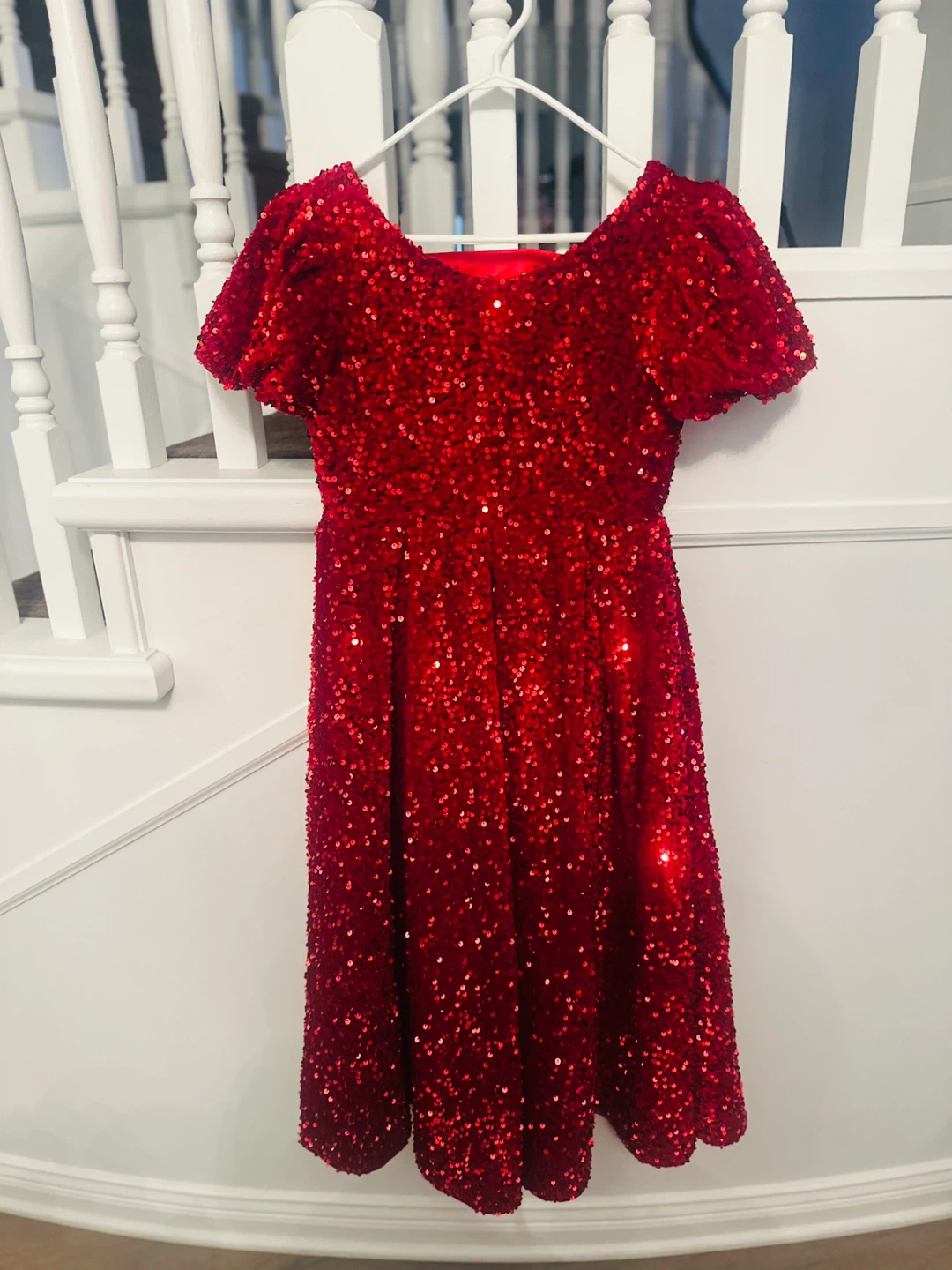 Red Sequin Dress