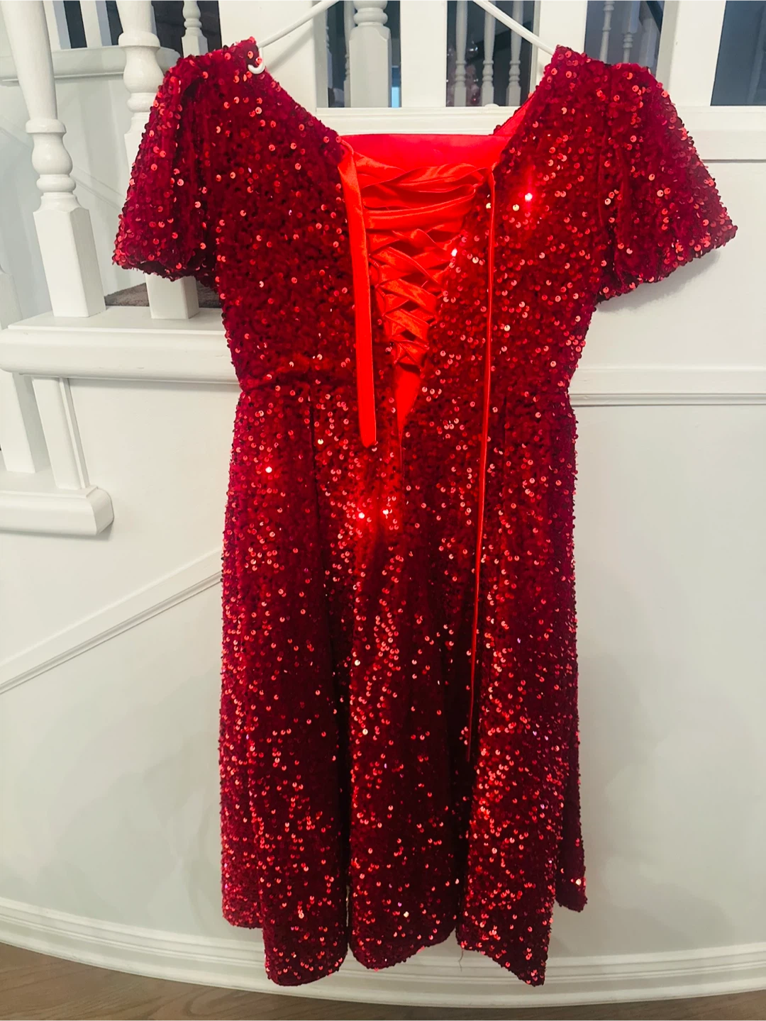 Red Sequin Dress - photo 2