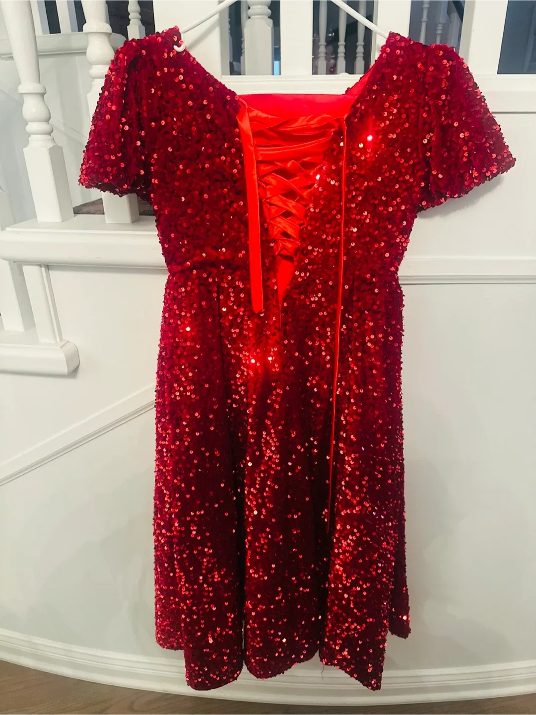 Red Sequin Dress image indicator(2)
