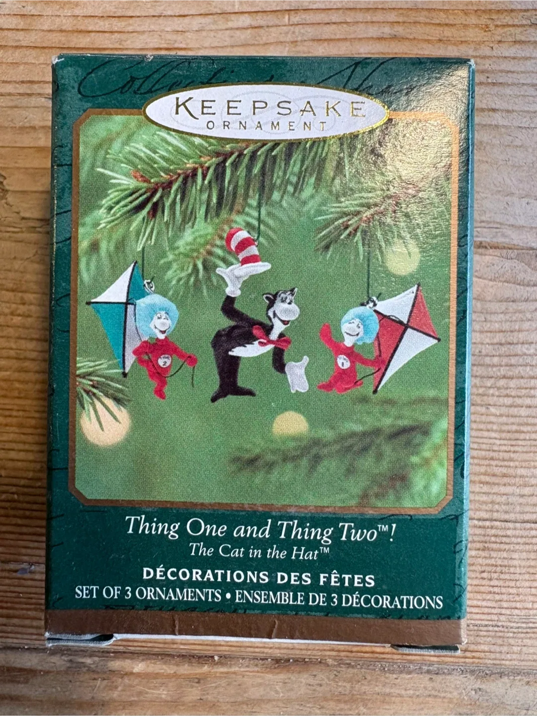 Vintage Keepsake Ornament: Thing One and Thing Two thumbnail