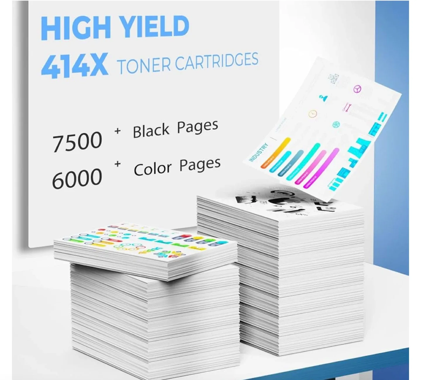 HP 414X Toner Cartridge - High Yield, 4-Pack image indicator(3)