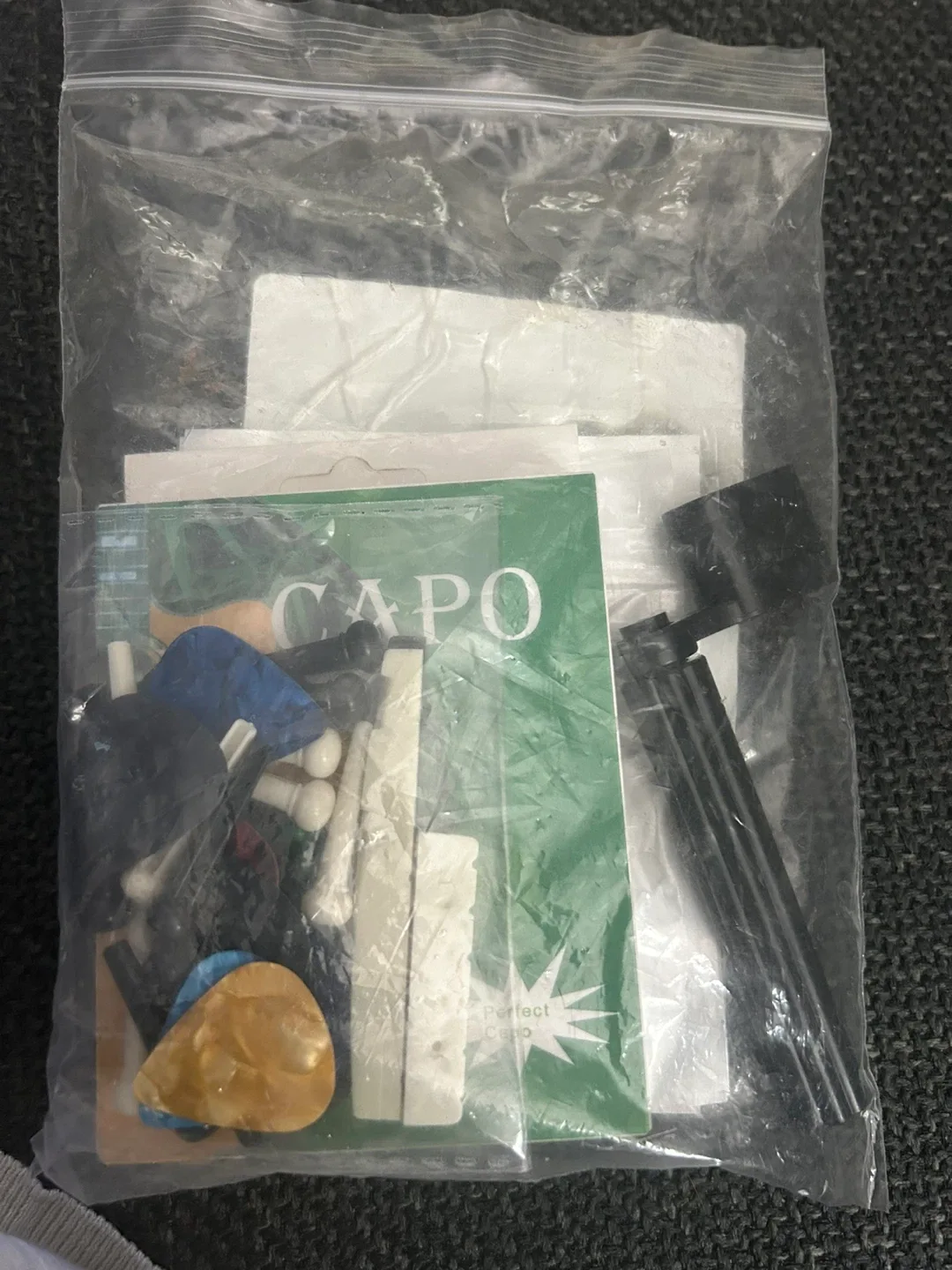 Guitar Strings, Capo, and Accessories