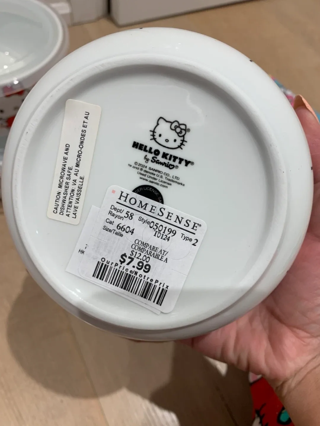 ❤️ Hello Kitty Ceramic Bowls with Lids - Set of 3 (New) ❤️ image indicator(4)