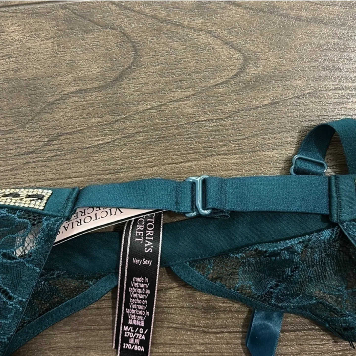 BNWT! Victoria’s Secret Shine Strap Lace Garter image indicator(5)