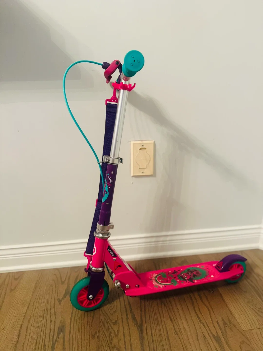 Oxelo Play 5 Kids Scooter - Pink & Purple image indicator(2)