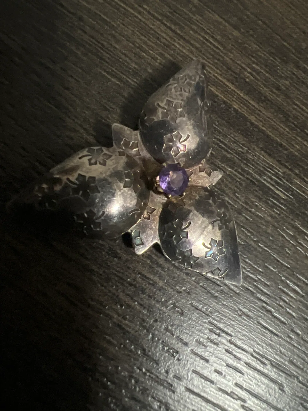 Vintage Sterling Silver Brooch