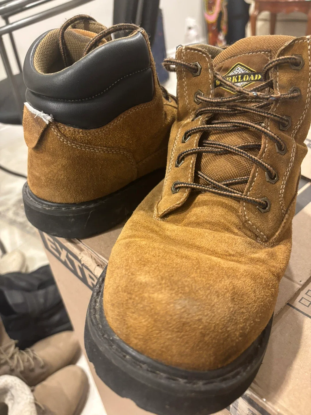 Workload Brown Work Boots thumbnail