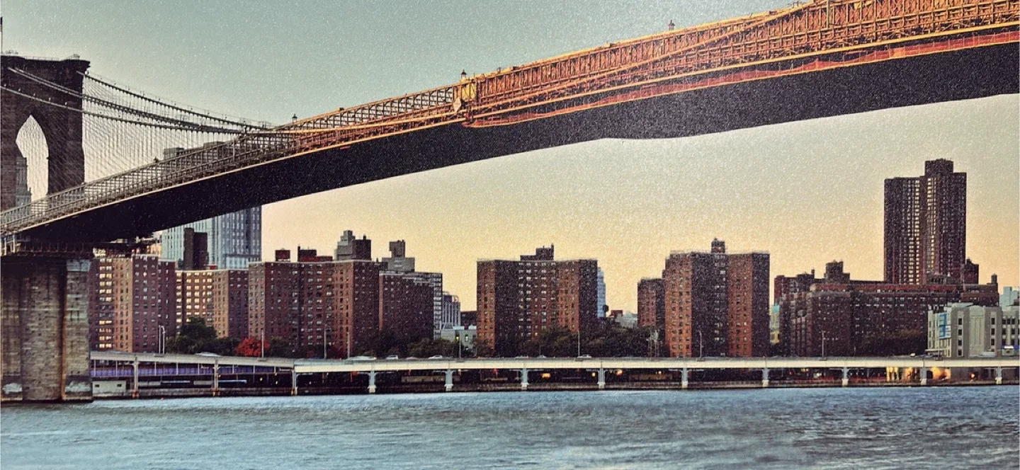 Brooklyn Bridge Cityscape Canvas Print image indicator(2)