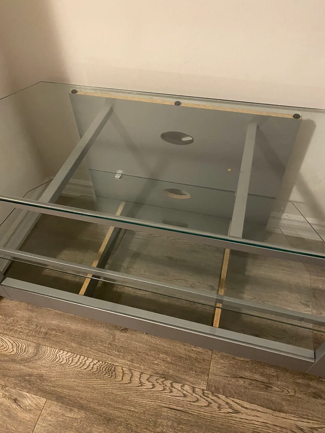 Glass & Metal TV Stand image indicator(5)