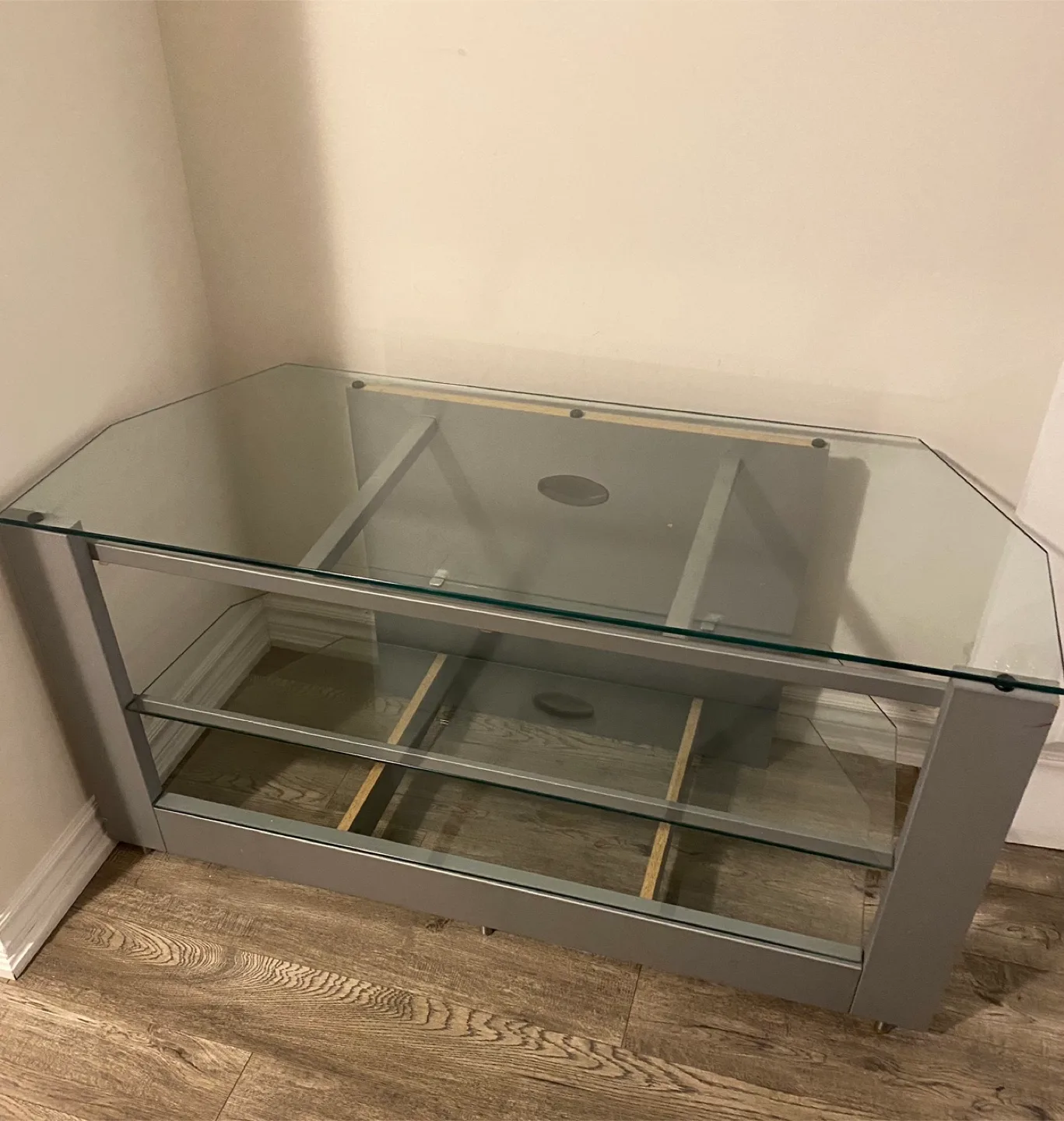 Glass & Metal TV Stand image indicator(6)