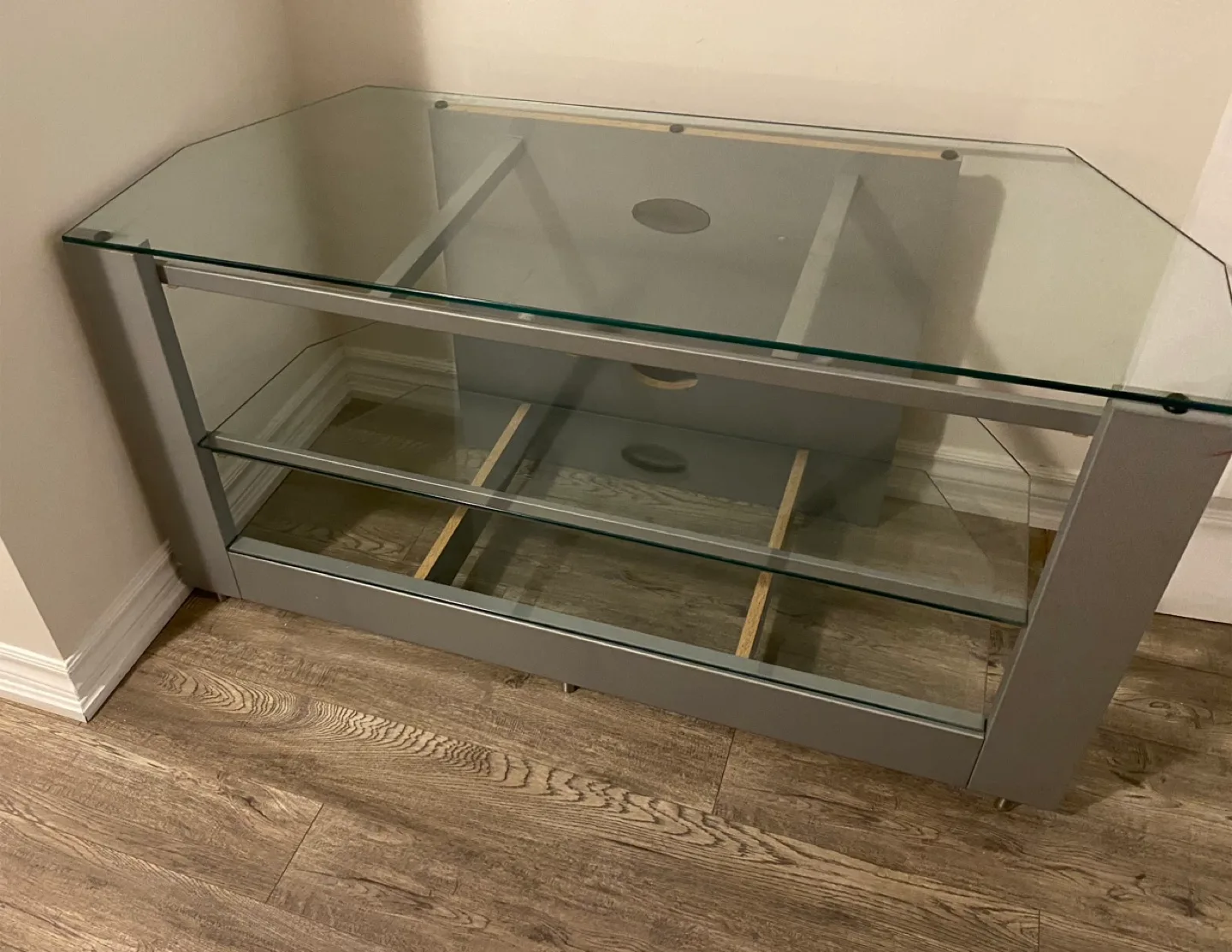 Glass & Metal TV Stand image indicator(8)