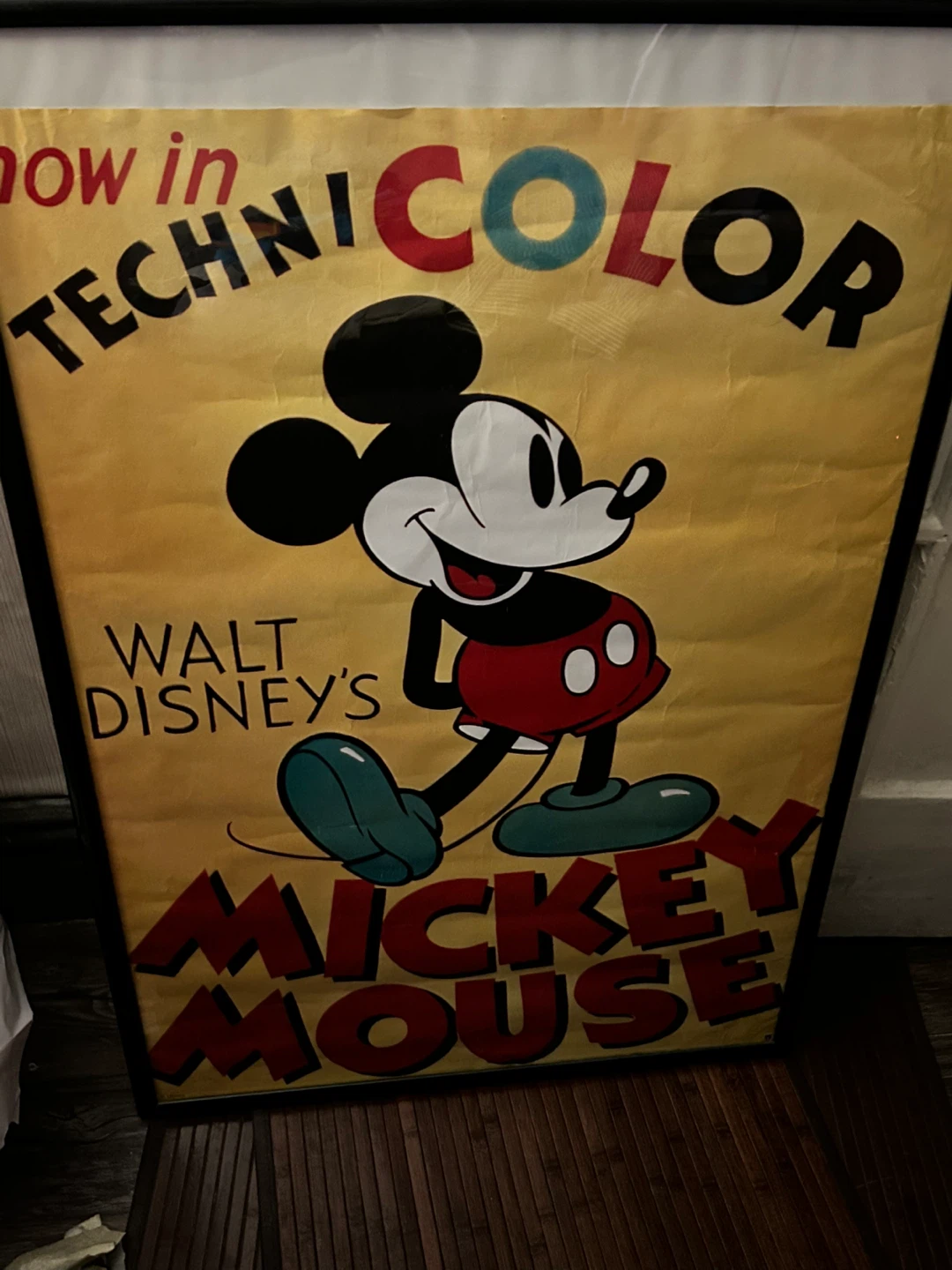 Walt Disney's Mickey Mouse Technicolor Poster
