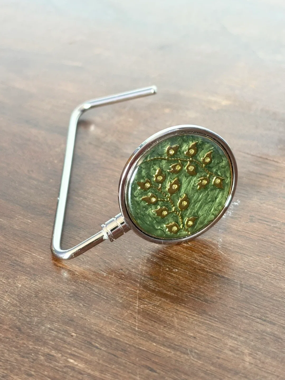 Floral purse hook image indicator(2)