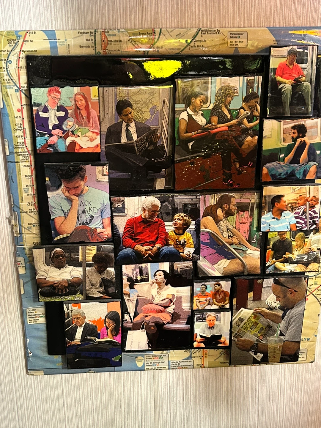 Subway Collage Art