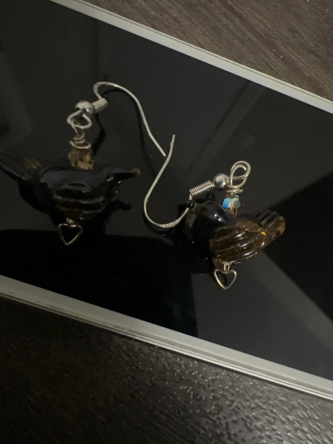 Bird Earrings 925 silver
