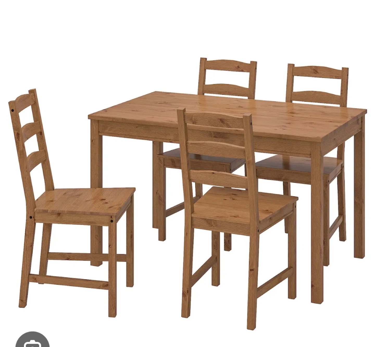 IKEA Ingatorp Extendable Table & 4 Chairs