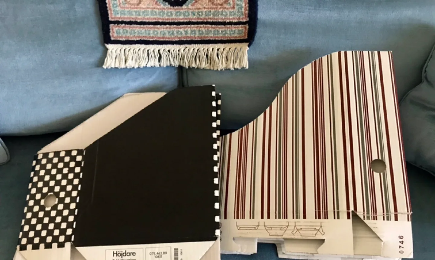 6 Magazine/File/Documents Holders - Two Sets! image indicator(8)