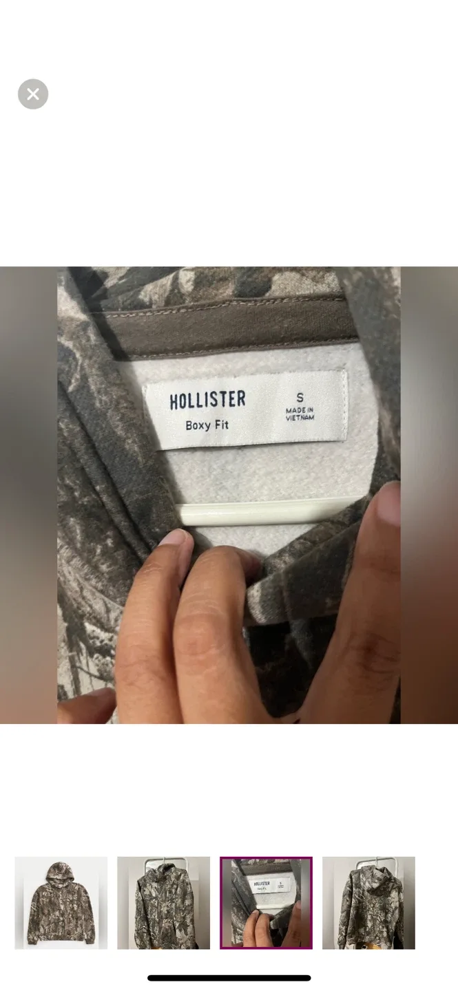 Women’s Hollister Camo Hoodie image indicator(4)