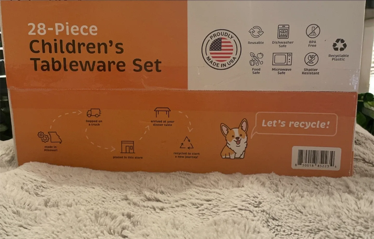 MightyMoe 28-Piece Children's Tableware Set - New image indicator(4)