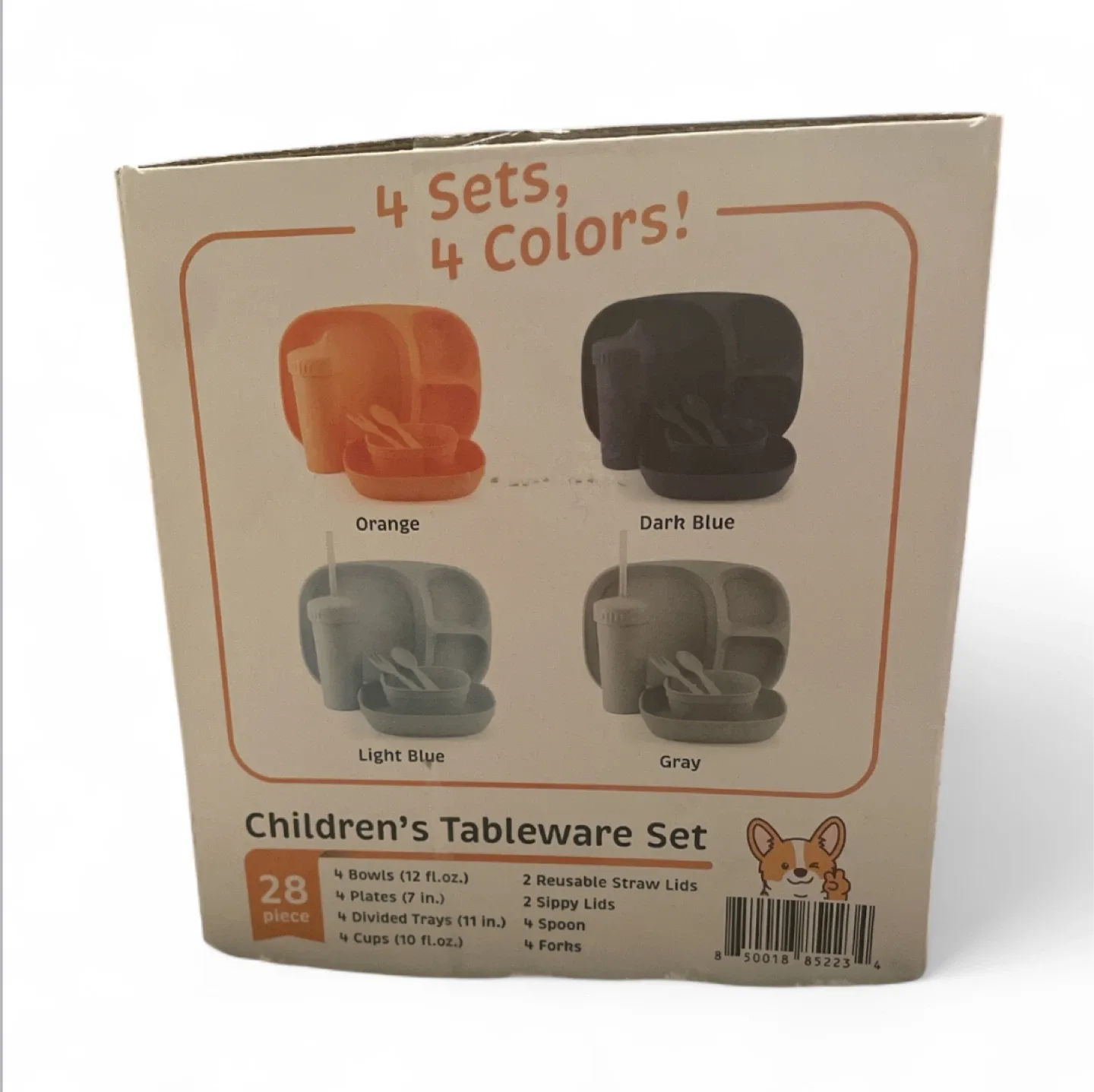 MightyMoe 28-Piece Children's Tableware Set - New image indicator(3)