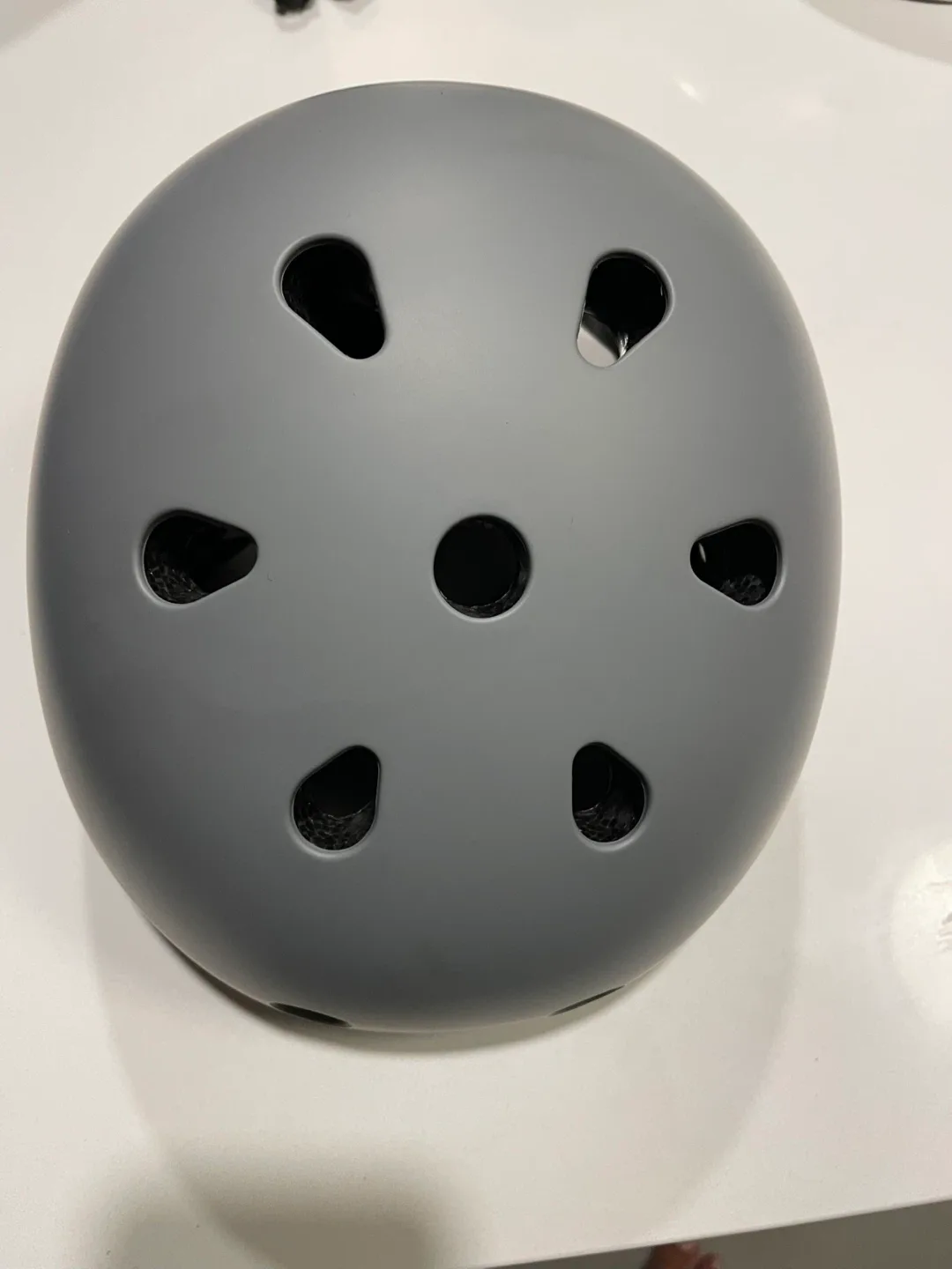 Skate/Bike Helmet - Grey & White thumbnail