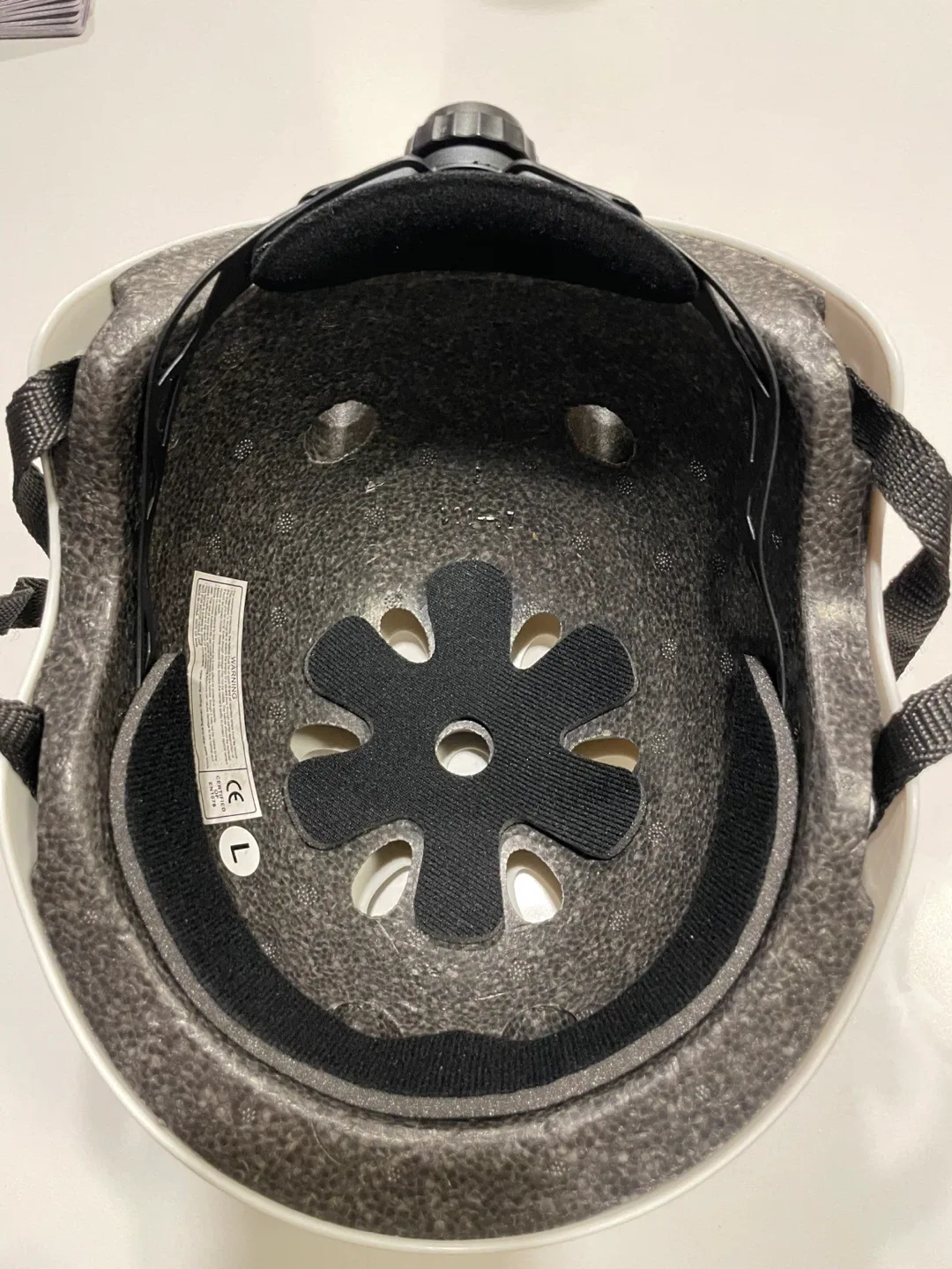 Skate/Bike Helmet - Grey & White image indicator(4)
