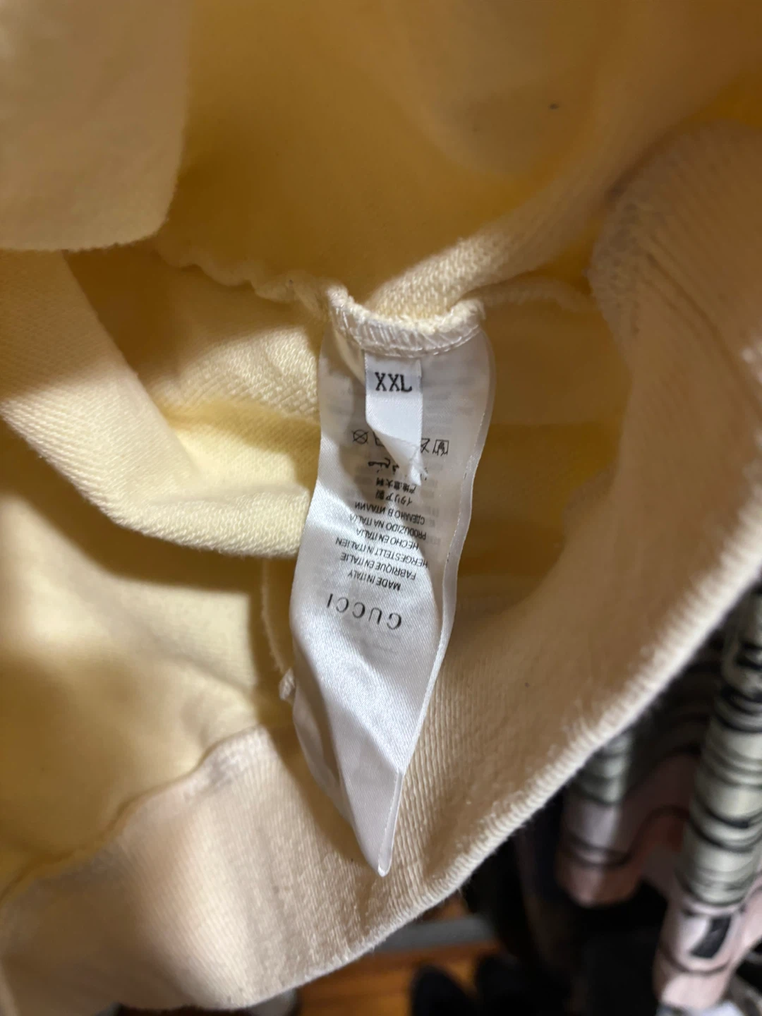 Gucci Cream Hoodie - Size XXL