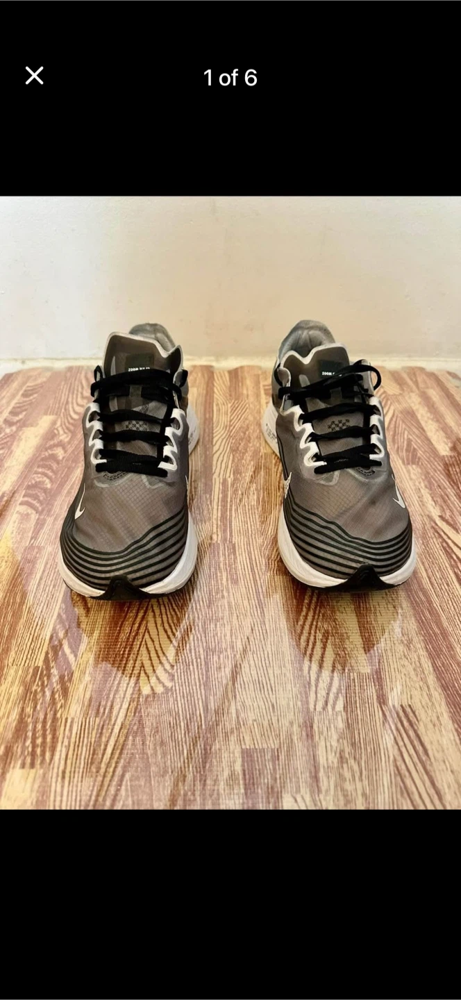 Nike Zoom Fly Grey Running Shoes size 9.5 - photo 4