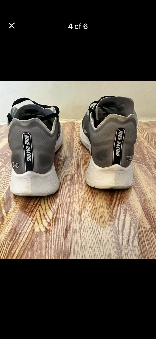 Nike Zoom Fly Grey Running Shoes size 9.5 - photo 3