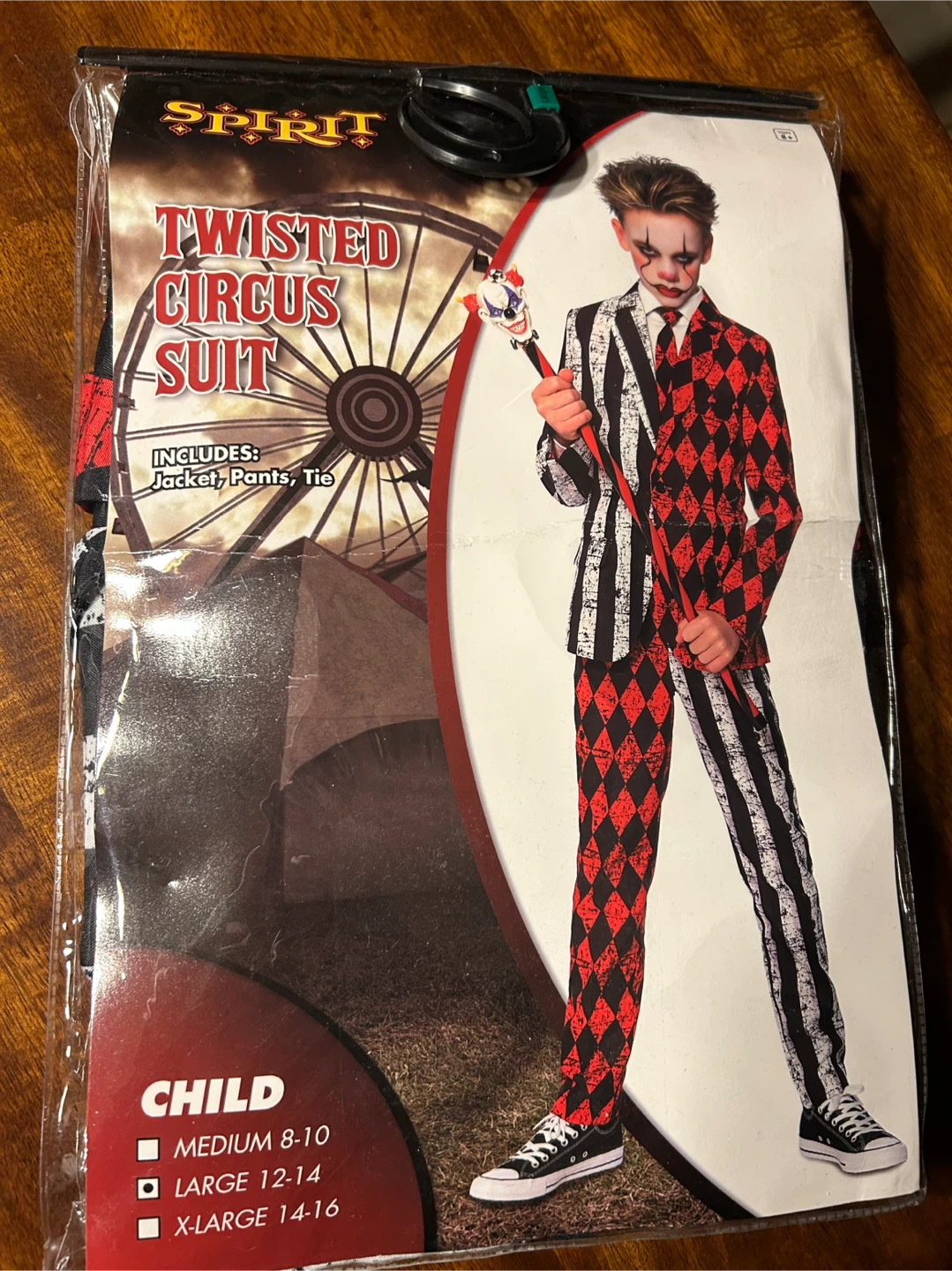 Spirit Halloween Twisted Circus Suit - Child Large (12-14)