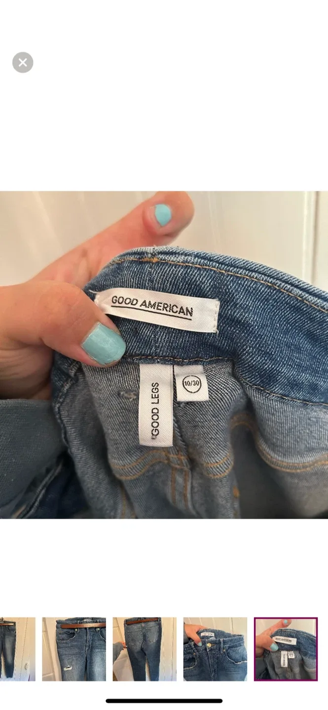 Good American Good Legs Jeans Size 10/30 image indicator(6)