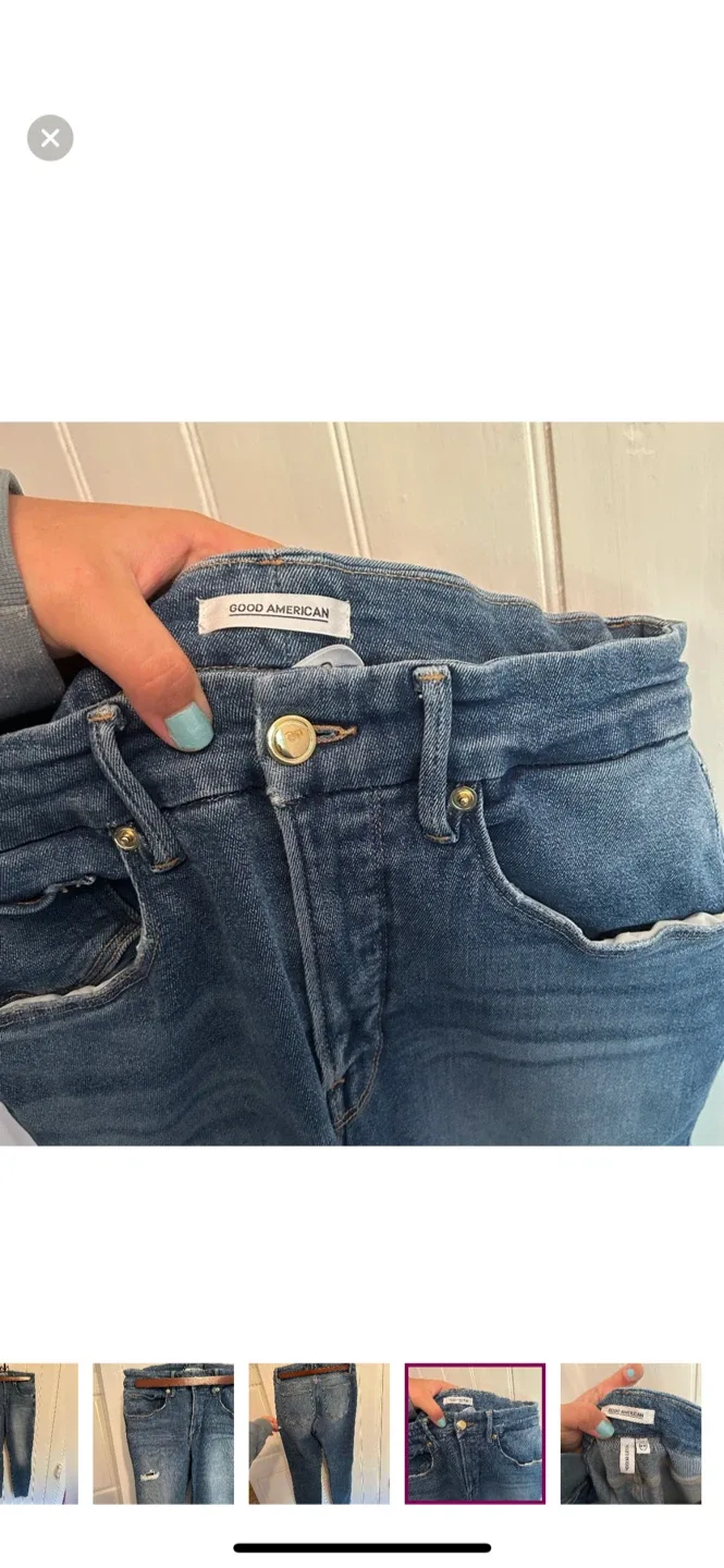 Good American Good Legs Jeans Size 10/30 image indicator(4)